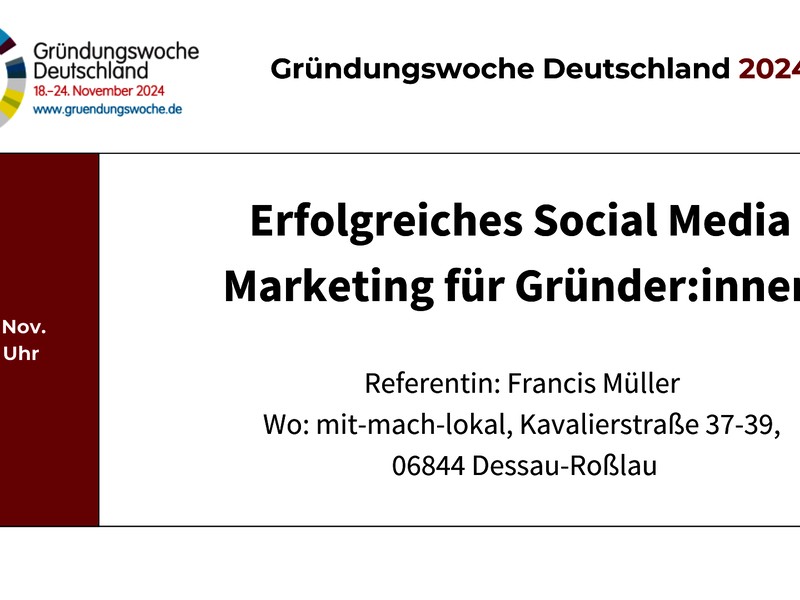 Erfolgreiches Social Media Marketing für Gründer:innen