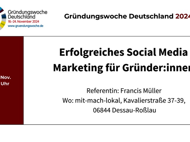 Erfolgreiches Social Media Marketing für Gründer:innen