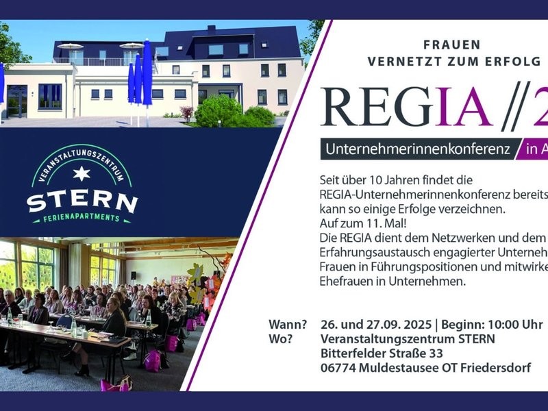 11. REGIA//2025 Unternehmerinnenkonferenz in Anhalt